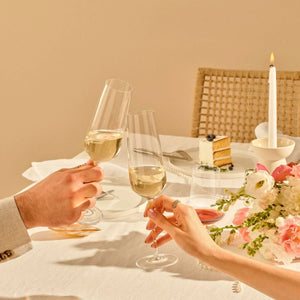 Stem Zero Flute Champagne Glass