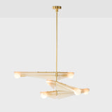 Sycamore Chandelier 3 Tiers in Dusk Pink