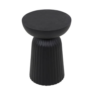 Black Wooden Accent Table