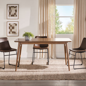 Mid-Century Taberu Modern Wood Dining Table