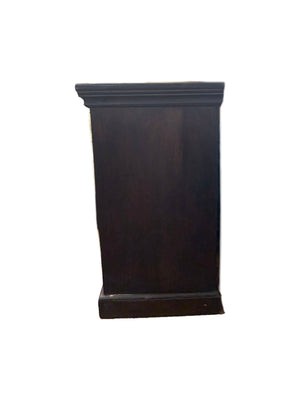 Distressed Antique Door Repurposed Rustic Solid Wood Nightstand