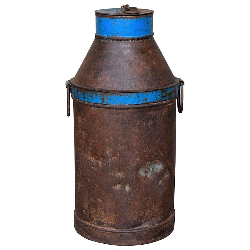 Farmhouse Style Vintage Metal Milk Can