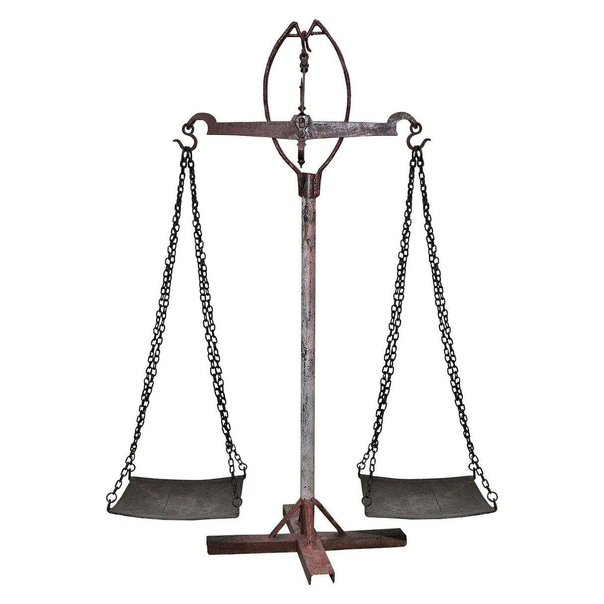 Early 1900s Antique 89" Tall Weighing Scale