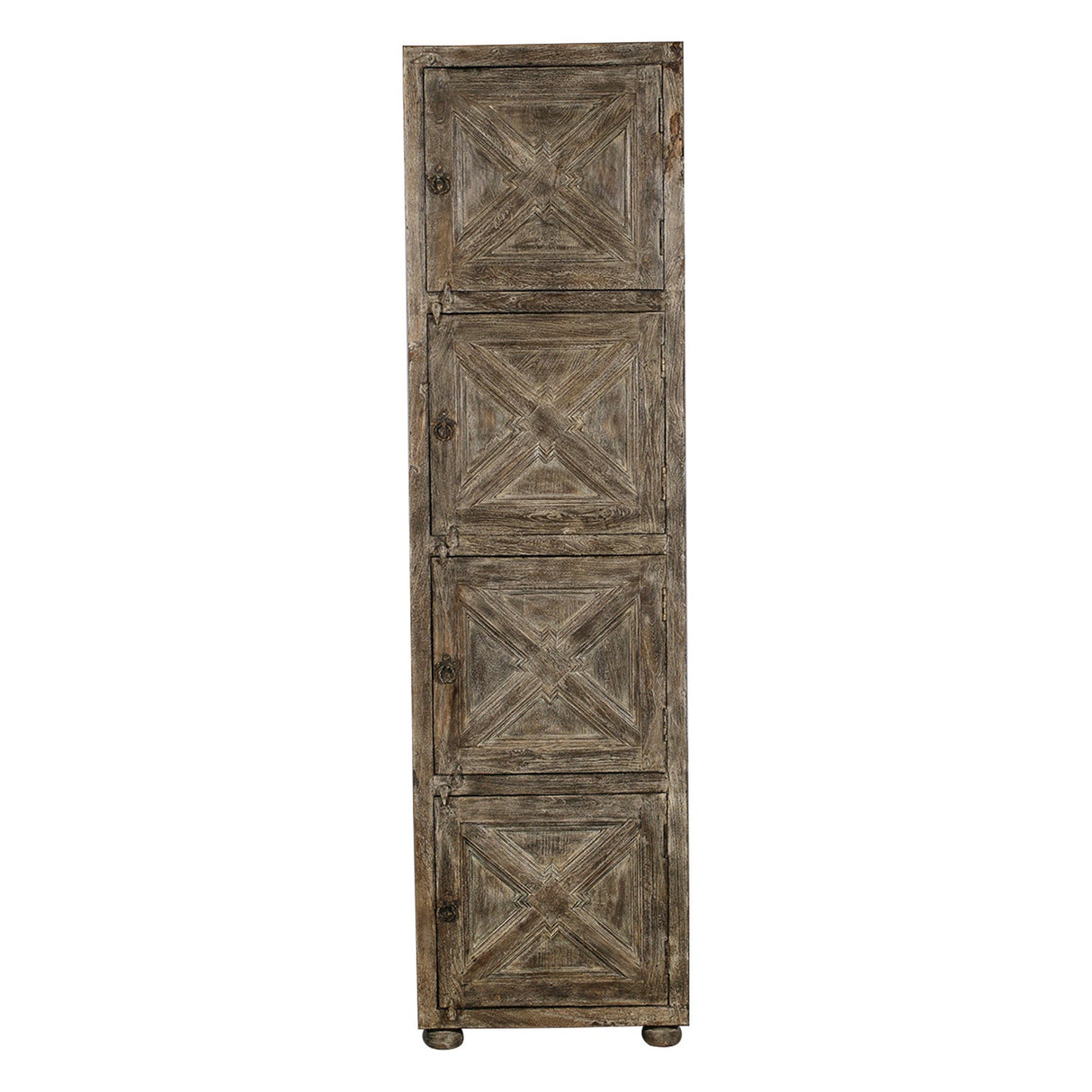 Farmhouse Style Solid Wood 79" Tall Linen Closet