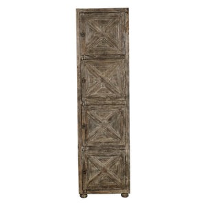 Farmhouse Style Solid Wood 79" Tall Linen Closet