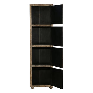 Farmhouse Style Solid Wood 79" Tall Linen Closet