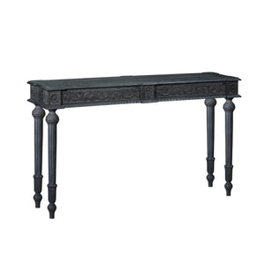 Elegant Victorian Style Hand Carved 12" Deep Solid Wood Console