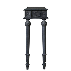 Elegant Victorian Style Hand Carved 12" Deep Solid Wood Console
