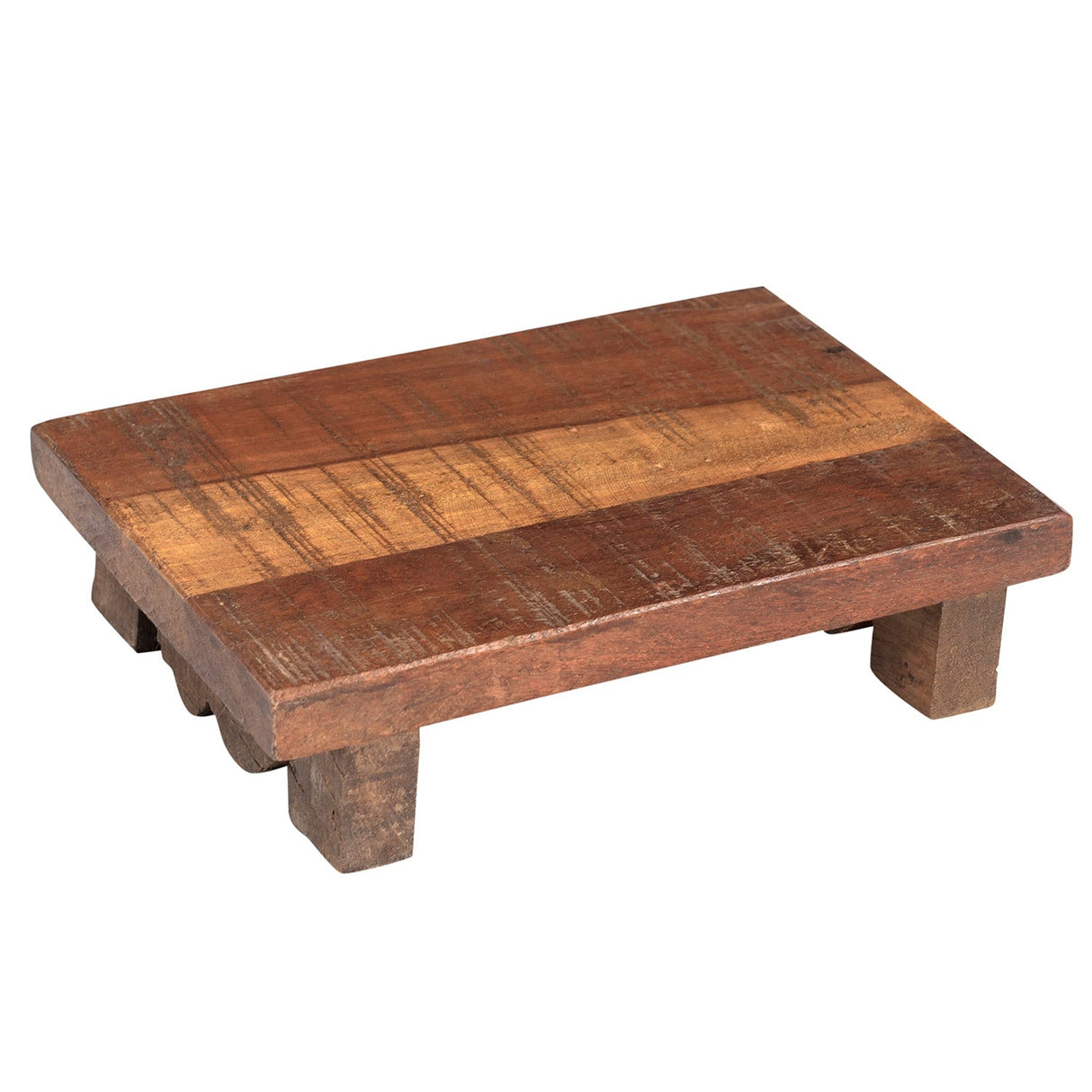 Farmhouse Style Solid Wood Rectangle 8" x 6" Riser