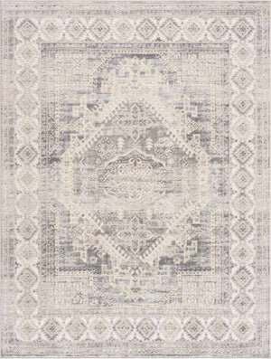 Brend Taupe Medallion Area Rug - Clearance