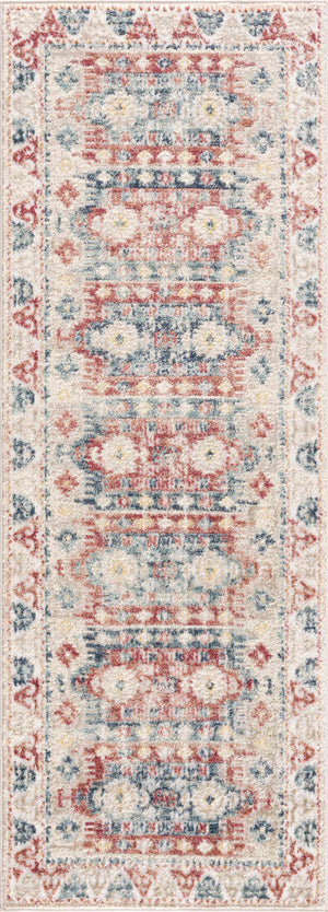 Bindi Blue & Rose Area Rug - Clearance