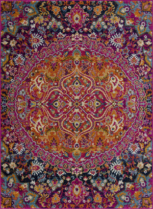 Burnt Orange Ojus Area Rug