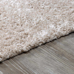 Siari Solid Oatmeal Shag Rug