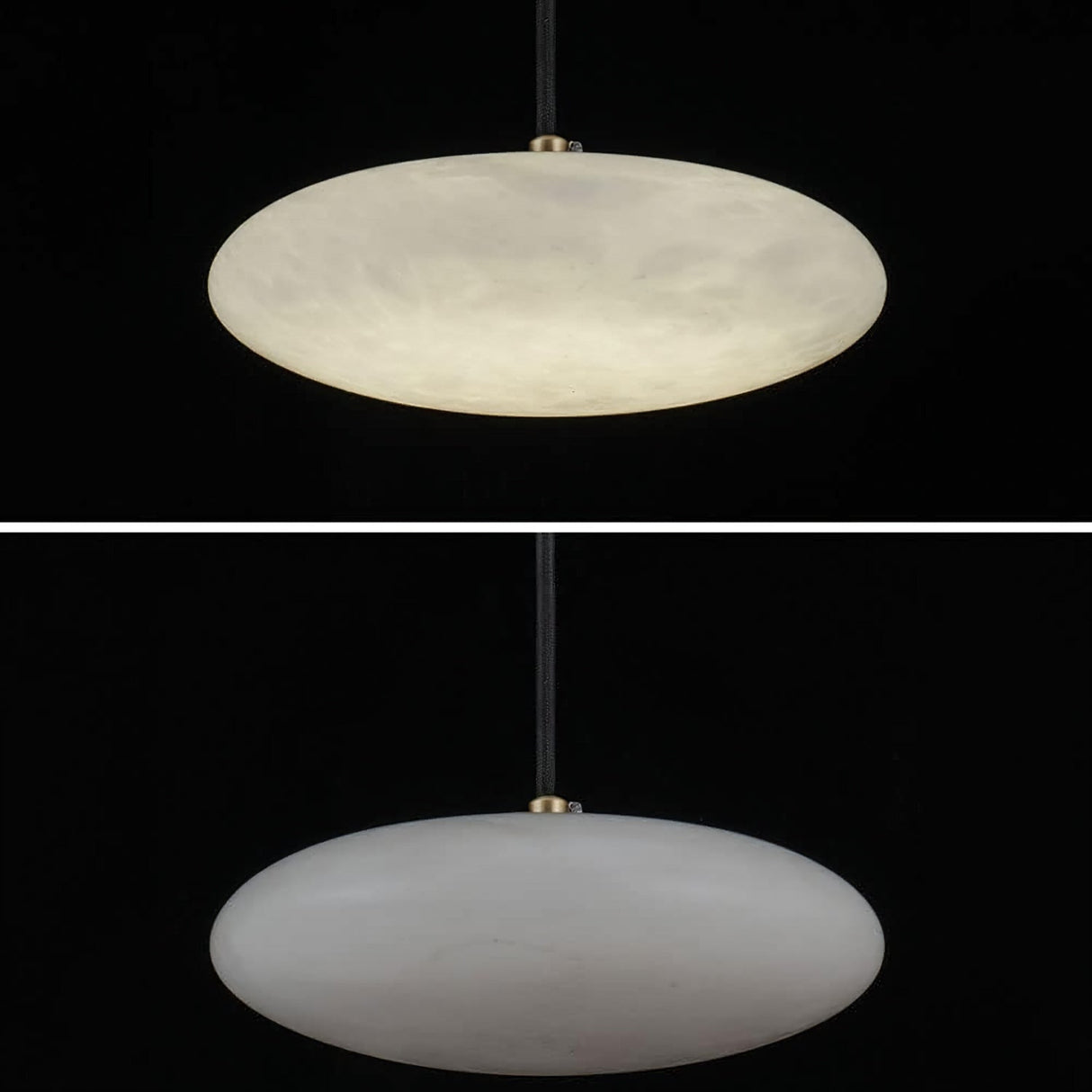TONGOTDI Round Marble Pendant Lamp