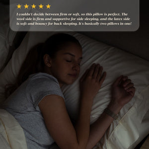 The Organic Snooze Pillow Dual Sided Firm or Plush