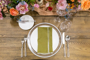 STONE WASHED LINEN NAPKINS // SET OF 4