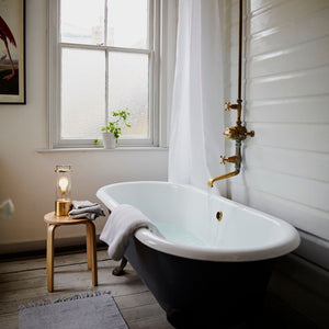 The Muse 1.0 Portable Lamp in Solid Brass