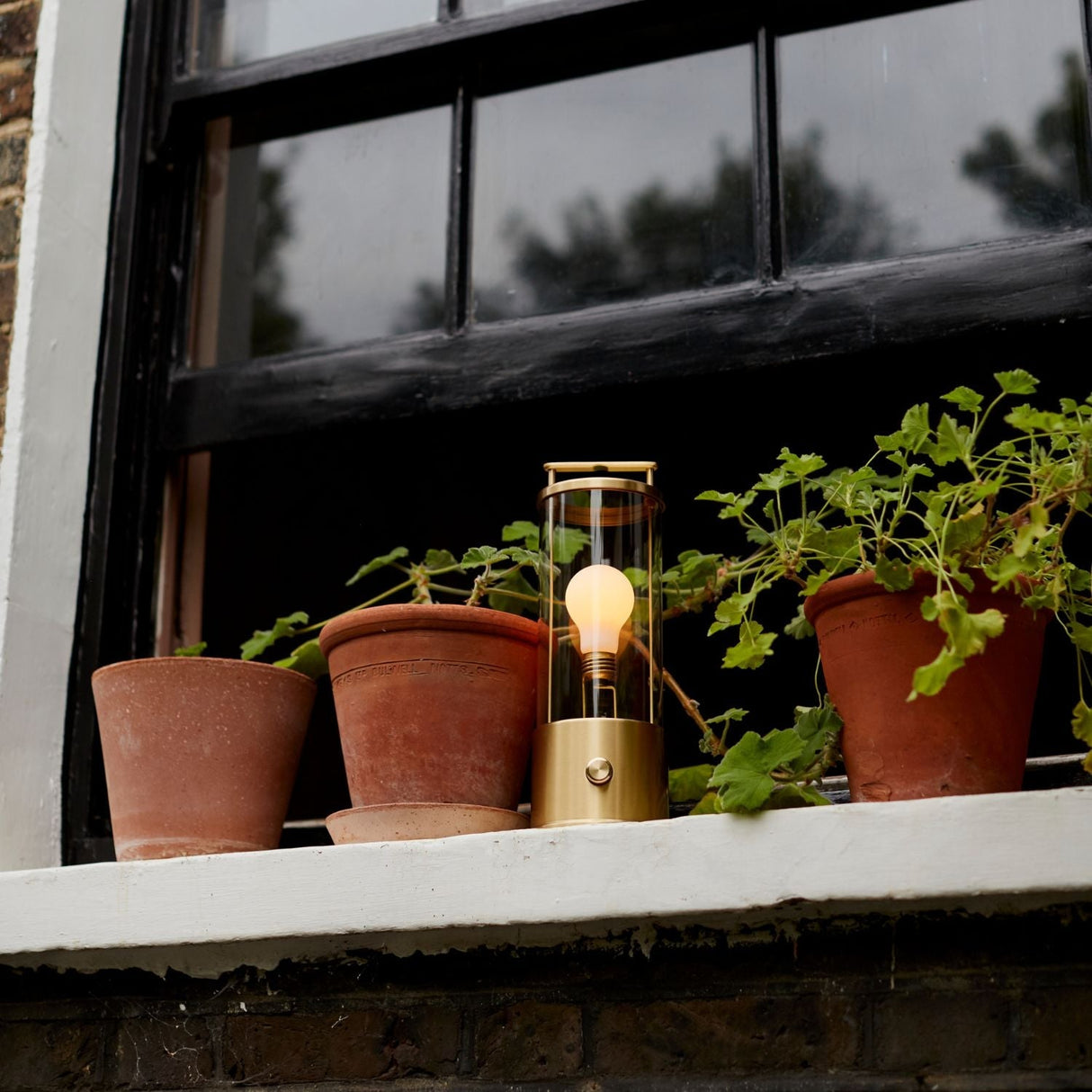 The Muse 1.0 Portable Lamp in Solid Brass