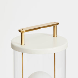 The Muse 1.0 Portable Lamp in Candlenut White