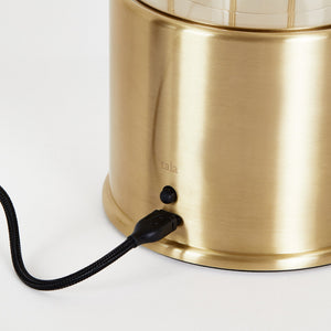 The Muse 1.0 Portable Lamp in Solid Brass