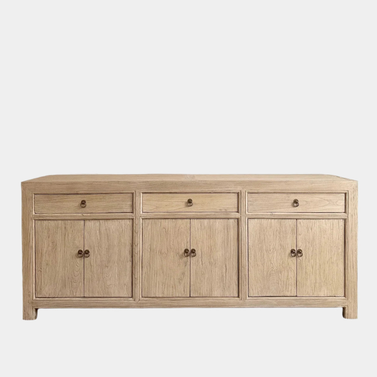 Three Drawer Elm Sideboard
