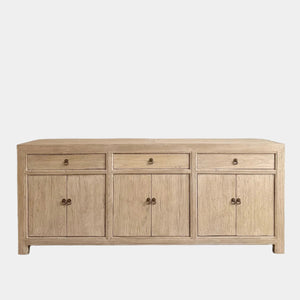 Three Drawer Elm Sideboard