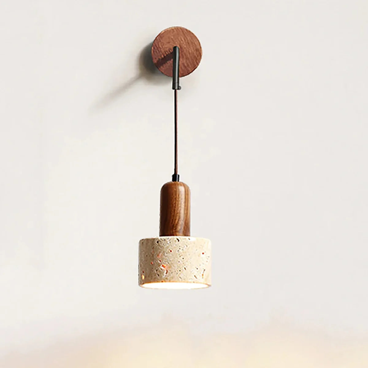Tia Travertine Wall Lamp