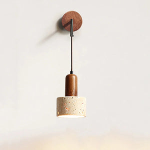 Tia Travertine Wall Lamp