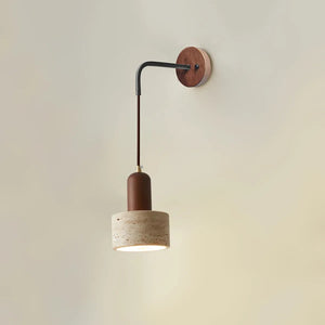 Tia Travertine Wall Lamp