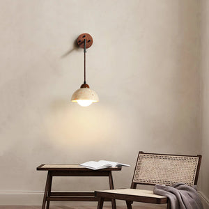 Tia Travertine Wall Lamp
