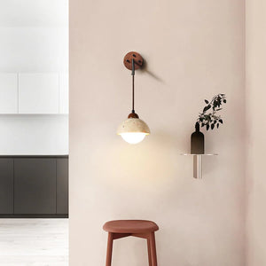 Tia Travertine Wall Lamp