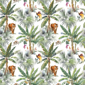 Tiger Wallpaper Peel and Stick - Tropical Palm Tree Wallpaper