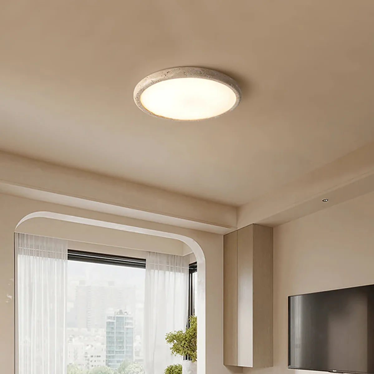 Travertine Kleine Ceiling Light