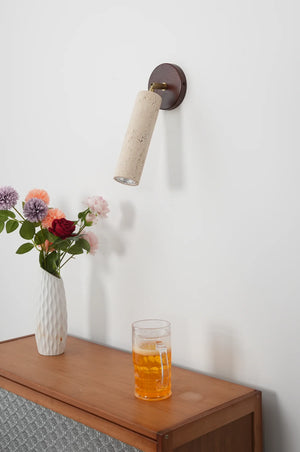 Travertine Mireille Wall Lamp