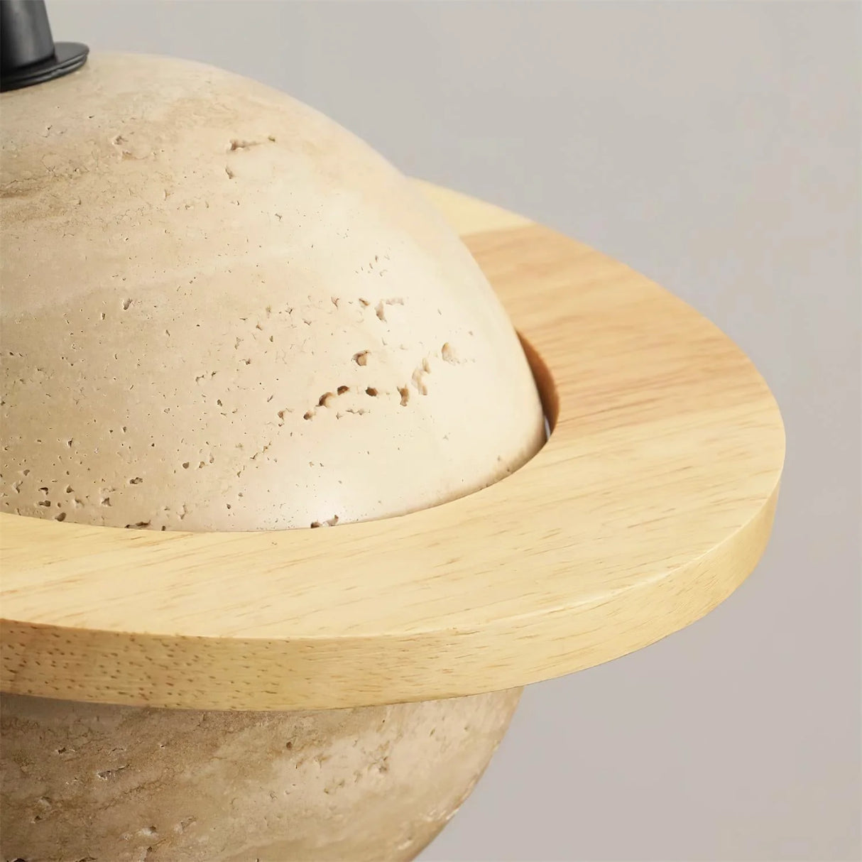 Travertine Planet Pendant Light
