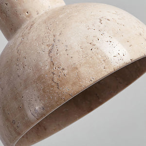 Travertine Terra Halo Pendant Light