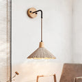 Cement Vintage Wood Wall Lamp