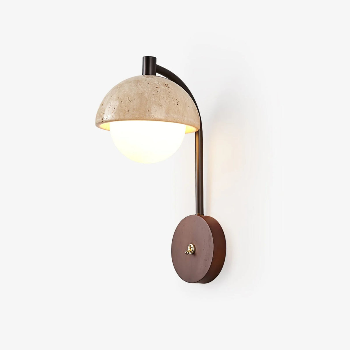 Travertine Wella Wall Lamp