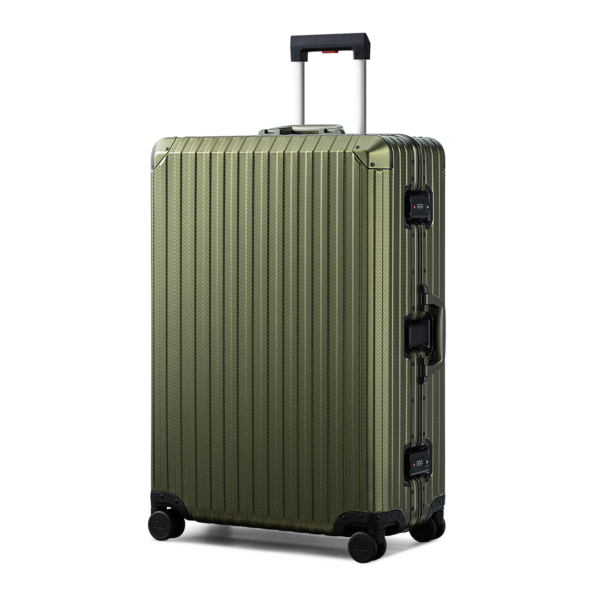 TREVA Aluminum Suitcase Army Green