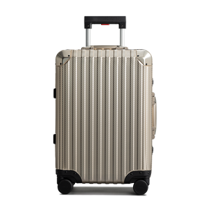 TREVA Aluminum Suitcase Champagne