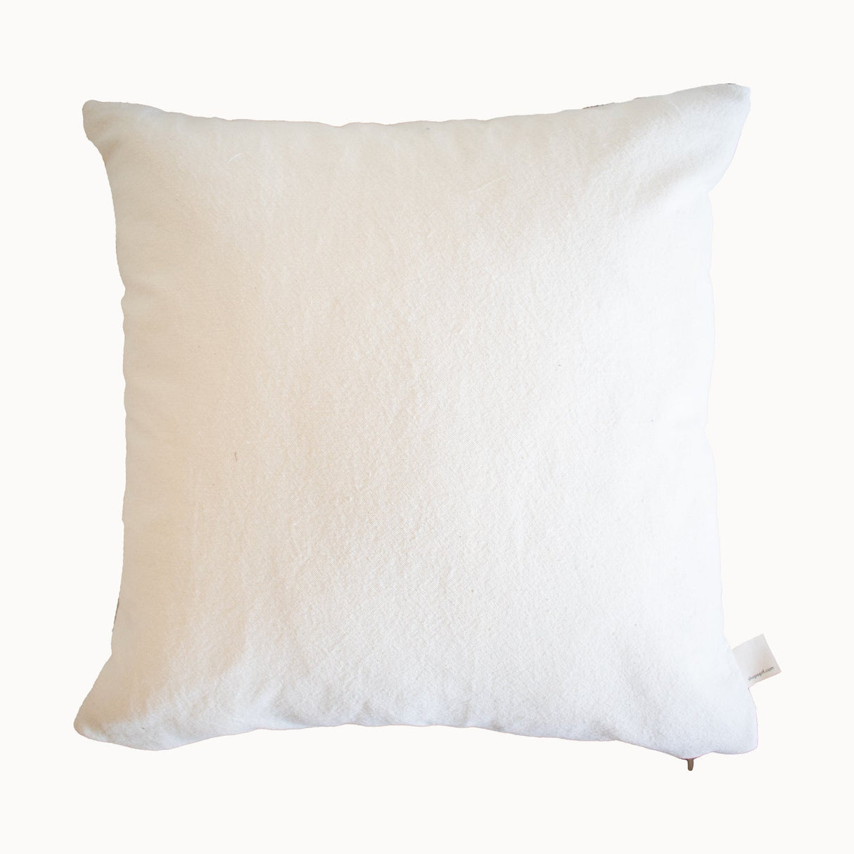 Nonna Upcycled Blue Plaid Pillow