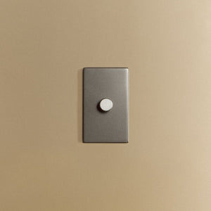 Single Rotary Wall Dimmer in Graphite