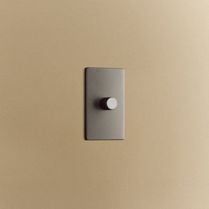 Single Rotary Wall Dimmer in Graphite