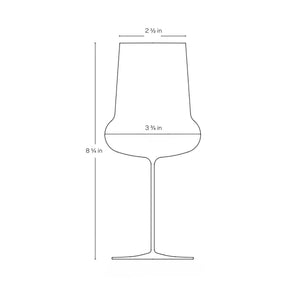 Ghost Zero Belly Red Wine Glass