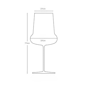Ghost Zero Belly White Wine Glass