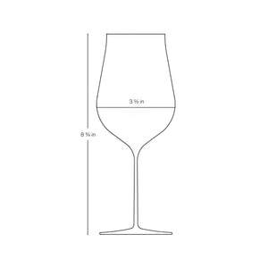 Ghost Zero Tulip Red Wine Glass