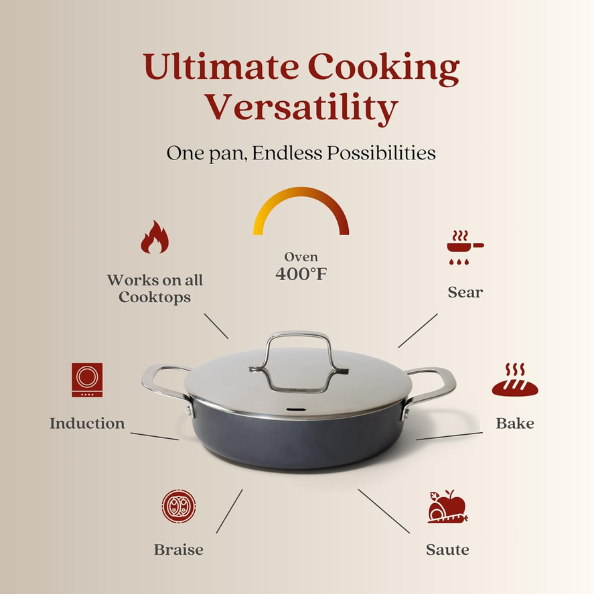 Maestro 3.5 Qt. Sauté Pan with Lid