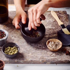 Nori Cast Iron Mortar & Pestle Set
