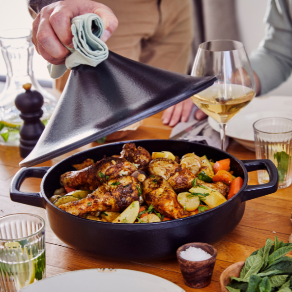 Nori Authentic Cast Iron Moroccan Tagine