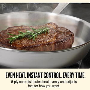 Maestro 5-Ply Stainless Steel Frying Pan